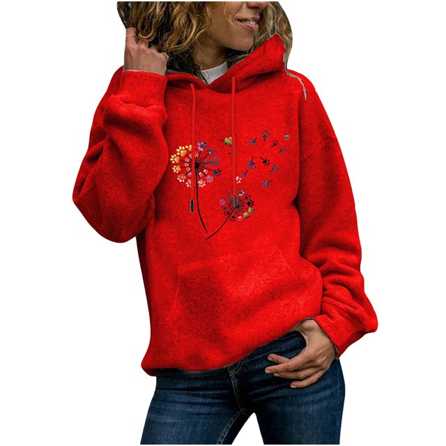 Blouse à Manches Longues pour Femmes Hiver Hauts Décontractés à Manches Longues pour Femmes Chandail Imprimé Blouse Chandail en Molleton Chandail pour Femmes Hauts à Manches Longues Décontractés Hauts à Manches Longues pour Femmes