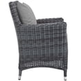 thumbnail image 3 of Modway Summon Ensemble de Salle à Manger d'Extérieur Sunbrella® 2 Pcs en Canvas Gray, 3 of 8