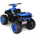 thumbnail image 4 of Patiojoy 12V Electric Kids Quad ATV Ride on Car with LED Lights& Bluetooth Navy, 4 of 6
