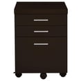 thumbnail image 3 of Skylar 3-drawer Home Office Mobile File Cabinet Cappuccino, 3 of 9