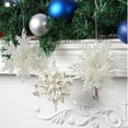 thumbnail image 5 of Pendentif Flocon de Neige Blanc en Plastique, 5 of 5