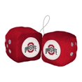 thumbnail image 1 of Fanmats 8162002245 3 in. NCAA Ohio State Buckeyes Fuzzy Dice, 1 of 1