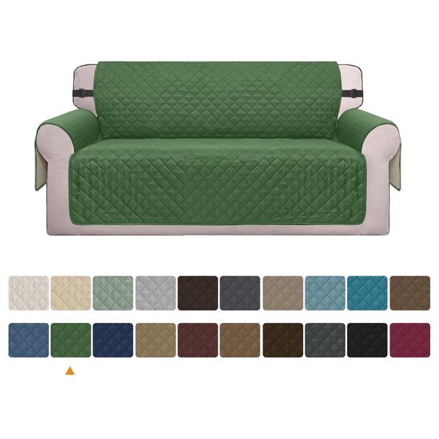 Reversible Sofa Cover Machine Washable Couch Cover Water Resistant Slipcover Non Slip Furniture Protector for Dogs, Children, Pets