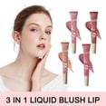 thumbnail image 2 of Fard à Joues Liquide Longue Tenue Naturel Imperméable Fard à Joues Visage Léger Coréen Doux Y1Y5, 2 of 8