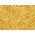 thumbnail image 1 of Ahgly Company Machine Washable Indoor Rectangle Transitional Bright Gold Yellow Area Rugs, 3' x 5', 1 of 7