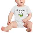thumbnail image 2 of Ma Grande Sœur Est un Alligator Mignons Cache-Couches pour Bébé Garçon Fille, 2 of 5