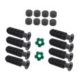 thumbnail image 2 of Lipstore 8 Pieces Table Football Replacement Handles Easy to Install Foosball Handles Green Footballs, 2 of 8