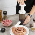 thumbnail image 1 of Household Manual Sausage Stuffer Vertical Sausage Maker Machine With Multiple Nozzles Meat Filling Funnel Tube Kitchen Food Processing Whip Its 6 Pack Hand Mixer 5 Speed Toastmaster Hand Mixer Parts, 1 of 4