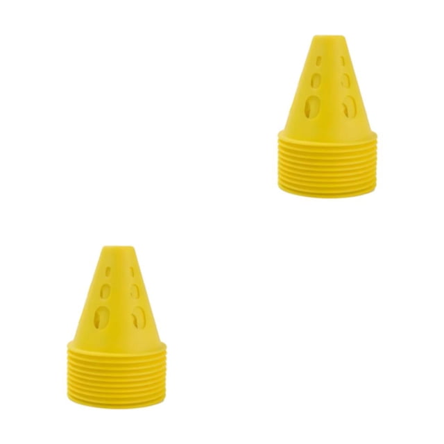 relayinert 10pack/lot Soccer Training Cone Versatile Marker For Stadium Marking And Agility Training Durable yellow 2Set