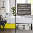thumbnail image 5 of SGI Bedding 12 Inch Pleated Bed Skirt | Microfiber Bed Skirt | Fade Resistant, Wrinkle Free, Anti-static, Decorative, Extra Storage Space, Clutter-Free | California King, Yellow, 5 of 5