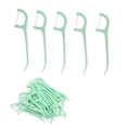thumbnail image 1 of Clean Flossers, Deep Cleaning Teeth Easy Use  Floss Picks 50pcs Ergonomic  for Adults for Home, 1 of 8