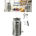 thumbnail image 3 of Réservoir de Fermentation 35 L Réservoir de Stockage pour Fermentation Alimentaire en Acier Inoxydable 304 avec Robinet, 3 of 18