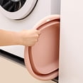 thumbnail image 2 of Agiferg Foldable Washbasin Student Washbasin Portable Travel Plastic Compression Basin Folding Water Basin Household, 2 of 9