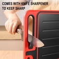 thumbnail image 4 of Aluminum Cutting Board | Double-Sided Multifunctional Defrost Board | Built-in Whetstone Knife Sharpener | Garlic & Puree Grinder | Stainless Steel Non-slip | Two Sizes, 4 of 9