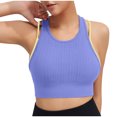 thumbnail image 4 of Lace Bras for Women Full-Coverage Bra Feature V-Neck Training Bra Style W-1804 Blue L, 4 of 5