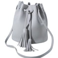 thumbnail image 1 of Bucket Bag Fashion Drawstring Tassel Vintage Crossbody Bag Shoulder Purse, 1 of 7