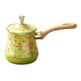 thumbnail image 1 of 720ml Turkish Coffee Pot Stovetop Coffee Maker with Long Wooden Handle Stainless Steel, 1 of 6