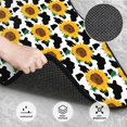 thumbnail image 3 of Kdxio Tapis de Sol de Voiture Imprimé Vache Mignon Tournesol B Universel SUV avant Arrière Ensemble Complet 4 Pcs avec Dos en Caoutchouc Antidérapant Accessoires de Voiture pour la Plupart des Voitures, 3 of 7