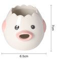 thumbnail image 3 of YAOMOBB Small Egg Filter Splitter Ceramic Chicken Egg Separator Creative Egg Yolk and White Filter Splitter 2 Pcs Set, 3 of 7