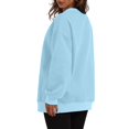thumbnail image 4 of Timegard Oversized Sweatshirt for Women Crewneck Long Sleeve Tops Fall Fashion Pullover with Pockets, 4 of 8