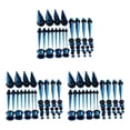 thumbnail image 1 of Transemion Kit de Jauges d'Oreilles 36 Pcs Extensible 14G-00G Bouchons Bleu Foncé 36 Pcs 3Ensemble, 1 of 6