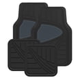 thumbnail image 1 of AUTO DRIVE 4-PIECE All Season Two-tone Medium Heavy Car Floor Mats, 1 of 4