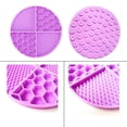 thumbnail image 4 of fastboy Tapis d'Alimentation Coussin à Lécher Ralentissant l'Alimentation Multicolore Lavable Résistance à l'Usure Stable Anti-Gorgée Pratique Universel Gris, 4 of 9