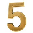 thumbnail image 2 of jifeng Golden Self- Door Number Sign Plaque Office Building Sticky Numeric Digit Plate Number 5, 2 of 7