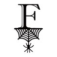 thumbnail image 2 of Spider Halloween Decoration Hang Tag Set with 26 Iron Letters 5.3 cm x 9 cm, Black Rope Included, 2 of 4