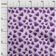 thumbnail image 2 of oneOone Rayon Purple Fabric Utensils Tea Cups Sewing Material Print Fabric By The Yard 56 Inch Wide, 2 of 4