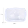 thumbnail image 2 of Toiletry Pouch Waterproof Portable Clear Snowflake Cosmetic Bag Makeup Pouch, 2 of 10
