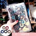 thumbnail image 1 of LSLJS Colorful Medium Rubber High Elasticity Hair Band Kids Girls Toddlers 100Pcs/Set, Kids Hair Band, 1 of 2