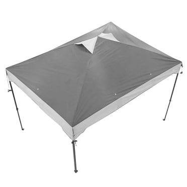 Ozark Trail - Toit de Store Instantané 12 x 9 Pieds (environ 3,7 x 2,7 m), Couleur Gris, Type de Store d'Extérieur à Ouverture Rapide, Tissu en Polyester