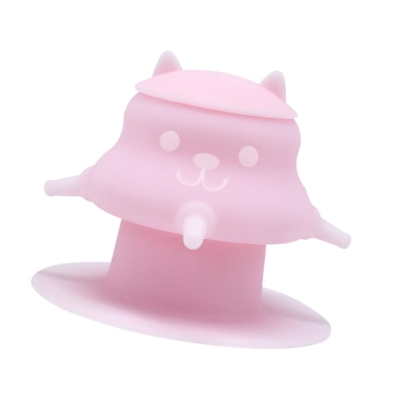 Almencla Puppy Milk Feeder 4 Nozzles Pet Milk Feeding Device for s Small Animals Pink