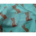 thumbnail image 4 of oneOone Silk Tabby Fabric Cat Ikat Print Fabric By Yard 42 Inch Wide, 4 of 4