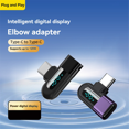 thumbnail image 3 of 6A Digital Display Type C to Type C OTG Adapter for 120W Fast Charging USB C Cable USB2.0 Connector, 3 of 5