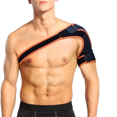 Fdit Shoulder Brace Support,Adjustable Shoulder Support Brace Strap Joint Sport Gym Compression Bandage Wrap,Adjustable Shoulder Support