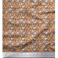 thumbnail image 1 of Soimoi Cotton Voile Fabric Triangle Geometric Print Fabric by Yard 56 Inch Wide, 1 of 3