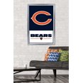 thumbnail image 3 of NFL Chicago Bears - Logo 21 Wall Poster, 22.375" x 34" Framed, 3 of 4