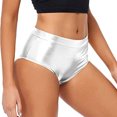 thumbnail image 1 of Women High Waisted Booty Shorts Rave Bottoms Sexy Comfortable Club Dancing Wear, 1 of 5