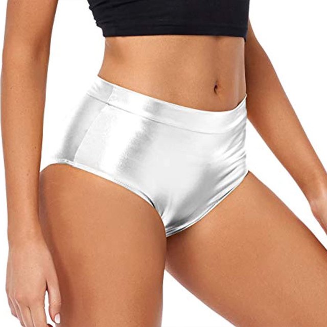 Women High Waisted Booty Shorts Rave Bottoms Sexy Comfortable Club Dancing Wear
