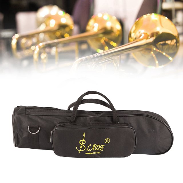 Trumpet Gig Bag, Double Zipper Design Trumpet Accessories, Durable Cello Beginners Students For Home