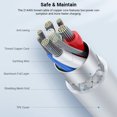 thumbnail image 4 of 3ft Type-C Magnetic Charging Cable Tangle-Free Data 4A Fast Charge Cable, 4 of 8