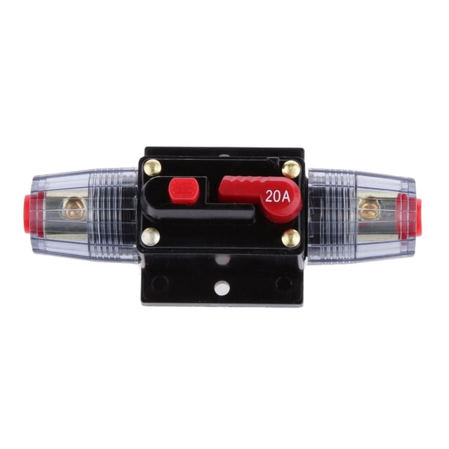 Xuanheng Bloc-Bornier de Disjoncteur en Ligne à Remise à Zéro Manuelle 20 A Marine Auto 20 A