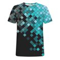 thumbnail image 5 of Birdeem T-Shirt Homme Impression Abstraite 3D Manches Courtes Col Rond Mode Décontracté Quotidien Vacances T-Shirt Haut Blouses, 5 of 5