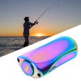 thumbnail image 3 of 34.5g 89mm Colorful Fishing Baitcasting Wheel, Power Knob Reel, for Fishing Tackle Handle Reel Replacement Sea/Fresh Fishing Fishing Lover Colorful Set,Colorful Handle Reel, 3 of 7