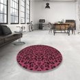 thumbnail image 4 of Ahgly Company Tapis Rectangulaire Lavable en Machine Intérieur Transitionnel Marron Rouge, 3 Pieds x 5 Pieds, 4 of 7