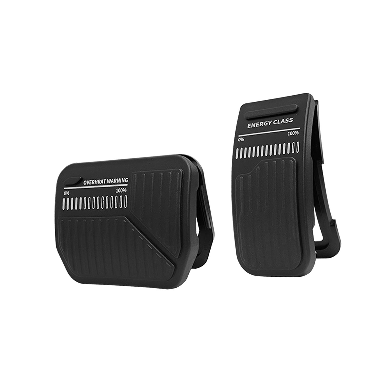 Car Throttle Pad Brake Pedal Cover Anti Slip Replacement Car Foot Pedal Pads Set Black
