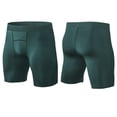 thumbnail image 4 of Plebaso Compression Shorts for Men Stretch Athletic Training Shorts Breathable Running Workout Underwear, 4 of 5