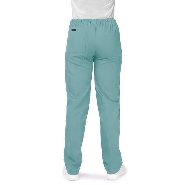 Adar Universal Unisex Scrub Set - Unisex V-Neck Scrub Top & Tapered Drawstring Scrub Pants